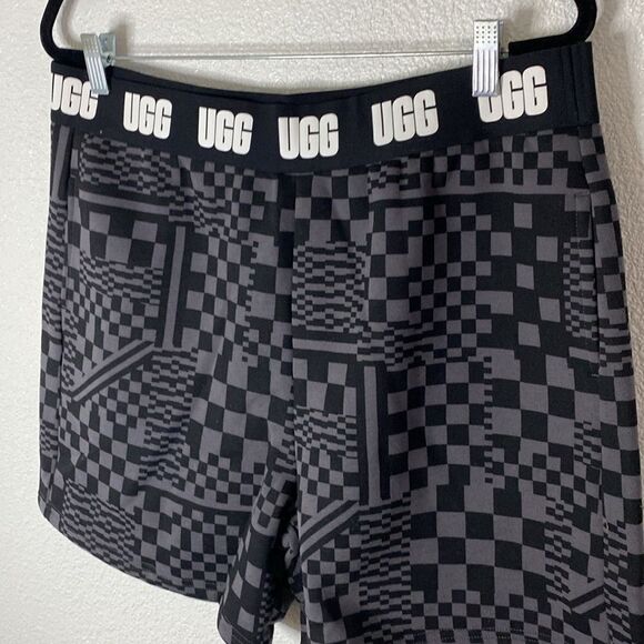NWT- UGG- Chrissy Short Checks- boyfriend short- black and grey- Size X-Large - Picture 4 of 11